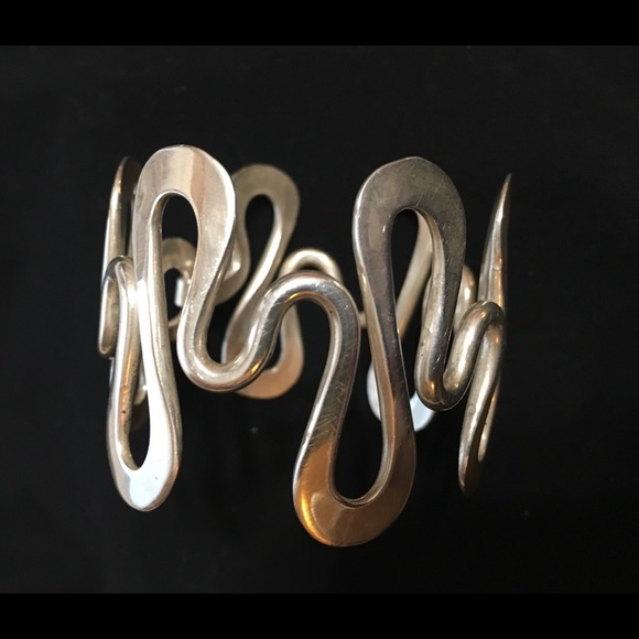 Hand Forged Jewelry - Hand Forged Sterling Silver Bracelet